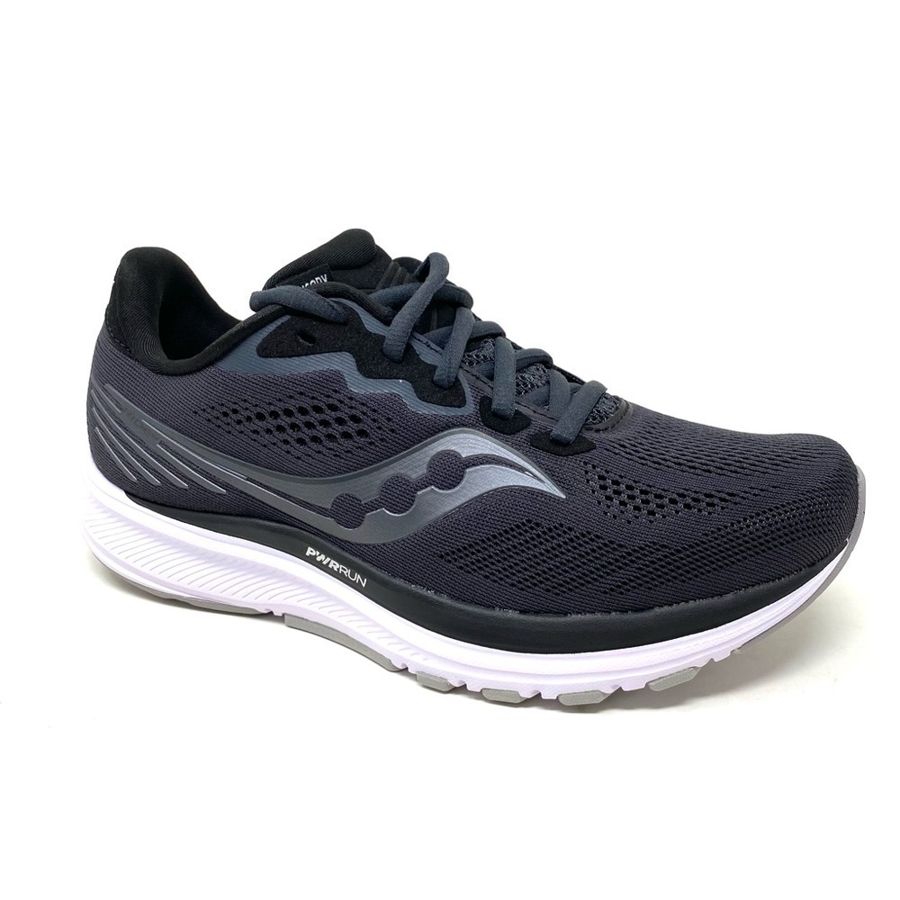 Women's Saucony Ride 14 Charcoal Black WIDE